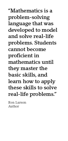 Mathematics is a problem-solving language...